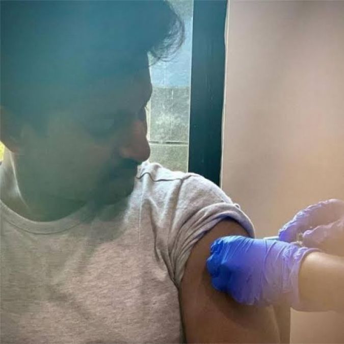 Nani receives his first jab of COVID 19; Urges his followers to stay safe