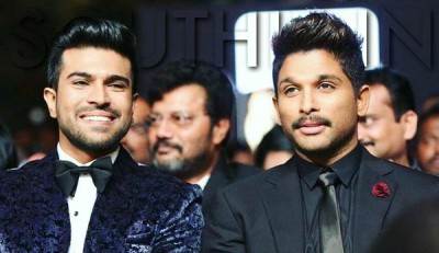 Megastar Ram Charan and his wife sent a gift hamper to home-isolated star Allu Arjun