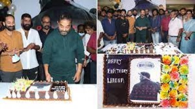 Pre-birthday celebration for Kamal Haasan: Fahadh Faasil, Lokesh Kanagaraj & entire Vikram team host the party