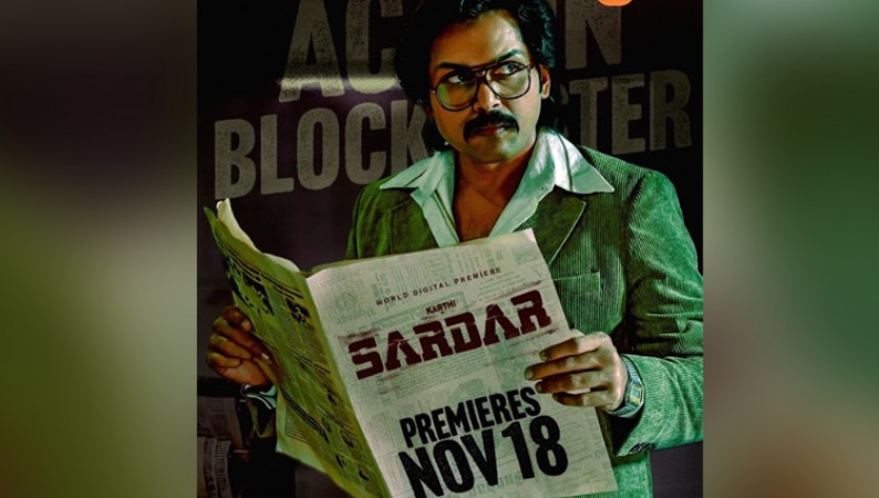 Karthi-starrer 'Sardar' will debut on OTT on November 18