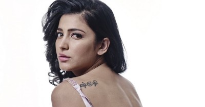 Shruti Haasan got her name tattooed on her bare back