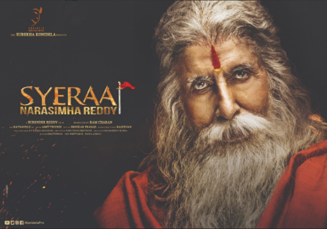 Watch:  Amitabh Bachchan’s powerful first look as Gosayi Venkanna from Sye Raa Narasimha Reddy out on his b'day