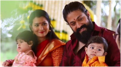 KGF star Yash enjoys quality time with daughter in farms!