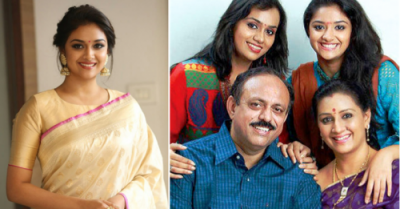 Keerthy Suresh enjoys a musical session with family!