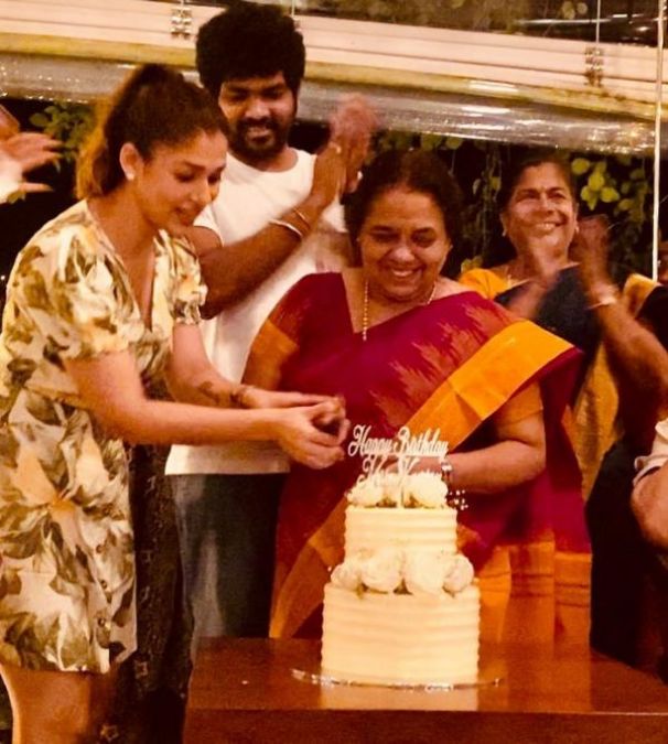 Nayanthara celebrates her mum's birthday in a cute style; see pics!