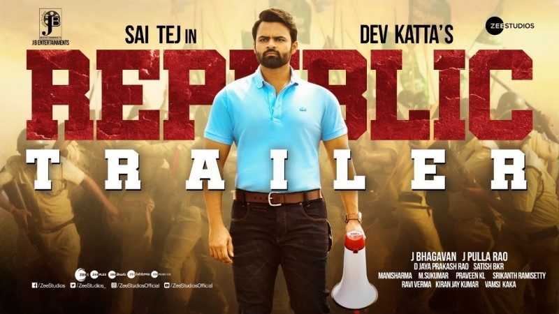 Republic Trailer Out: Sai Tej Starrer Hard-hitting Political Drama, Watch Here