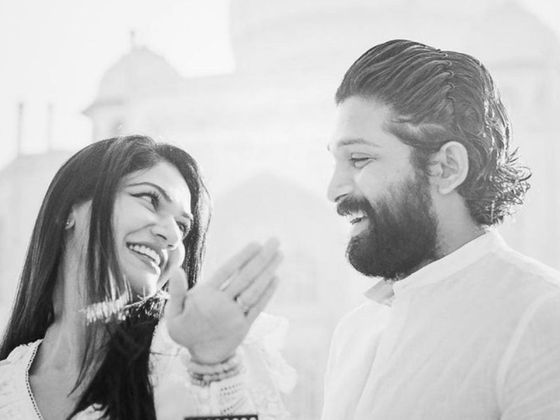 Allu Arjun shares an incredibly beautiful photo with wife Sneha as he celebrates her birthday with love