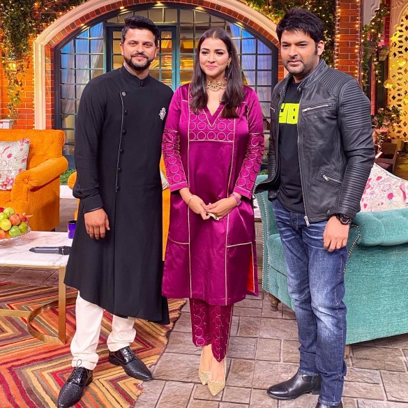 Suresh Raina early left the ground when his wife is present in the stadium