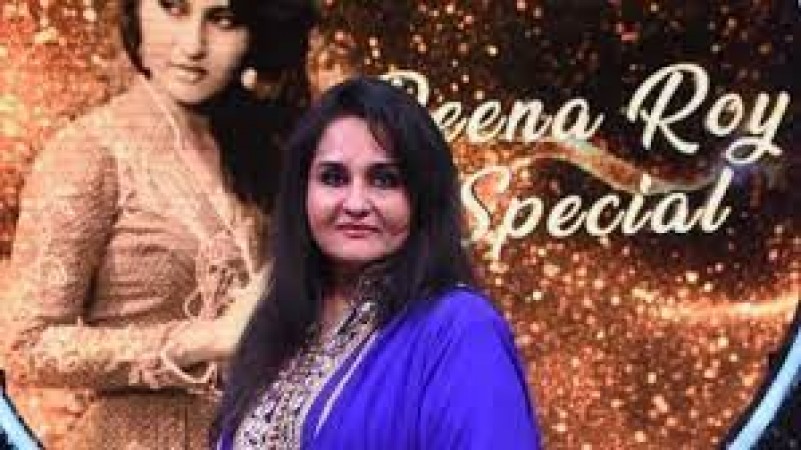 Actress Reena Roy makes an appearance on Superstar Singer 2