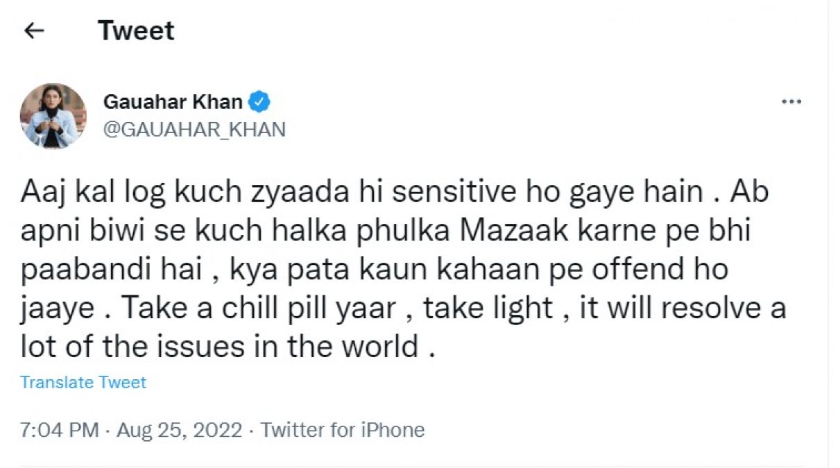 Gauhar Khan shares a confusing post after Ranbir Kapoor's absurd remark for Alia Bhatt
