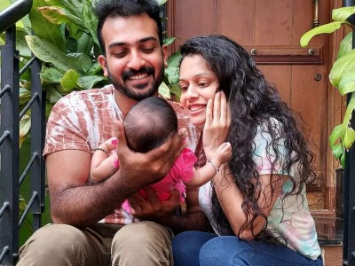 Kannada TV couple Amrutha Rammorthy-Raghu names their baby girl, Shares Post