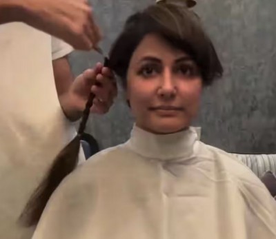 Hina Khan Shaves Head Before Chemotherapy, Inspires Fans with Her Bravery