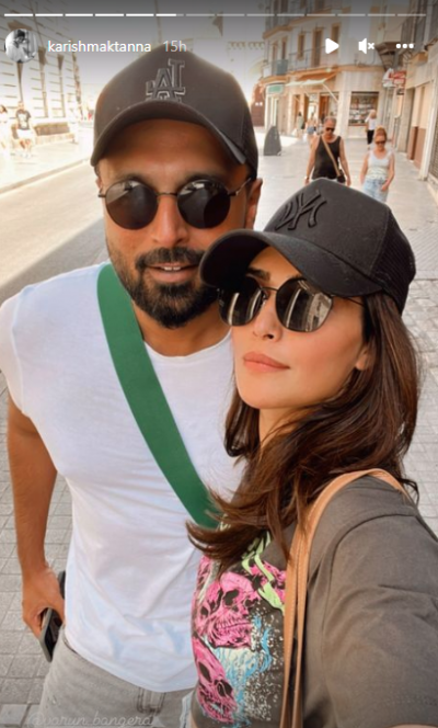 Karishma Tanna spends quality time with husband in Spain