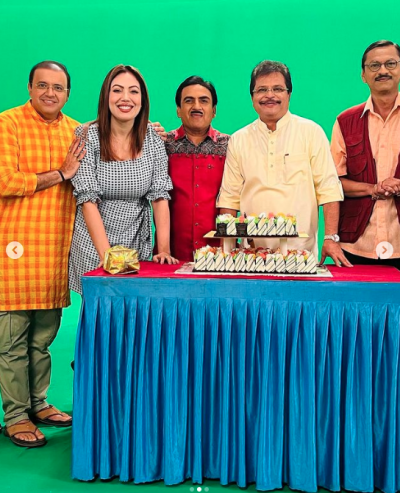 Actress Munmun Dutta shares video of Taarak Mehta's 14 years celebration