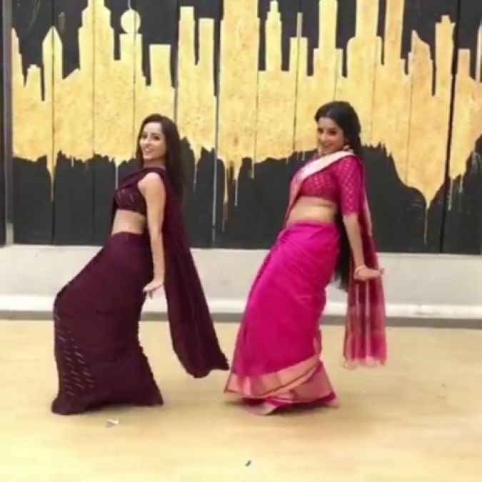 Monalisa dances on Bharat's track 'Aithey Aa'!