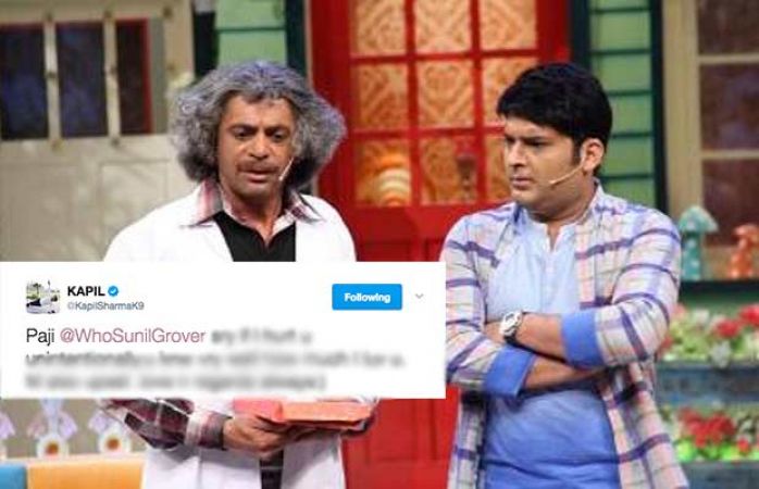 After Facebook, Kapil Sharma finds Twitter to apologise Sunil Grover