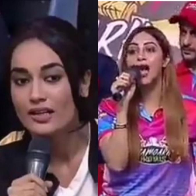 Naagin 3 actress Surbhi Jyoti gets in verbal spat with Arshi Khan, watch video here