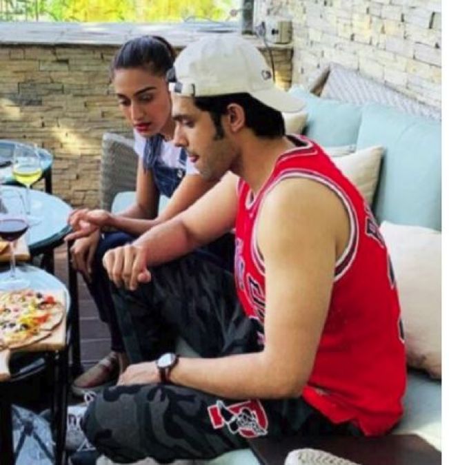Erica Fernandes and Parth Samthaan gazes this mouth-watering dish