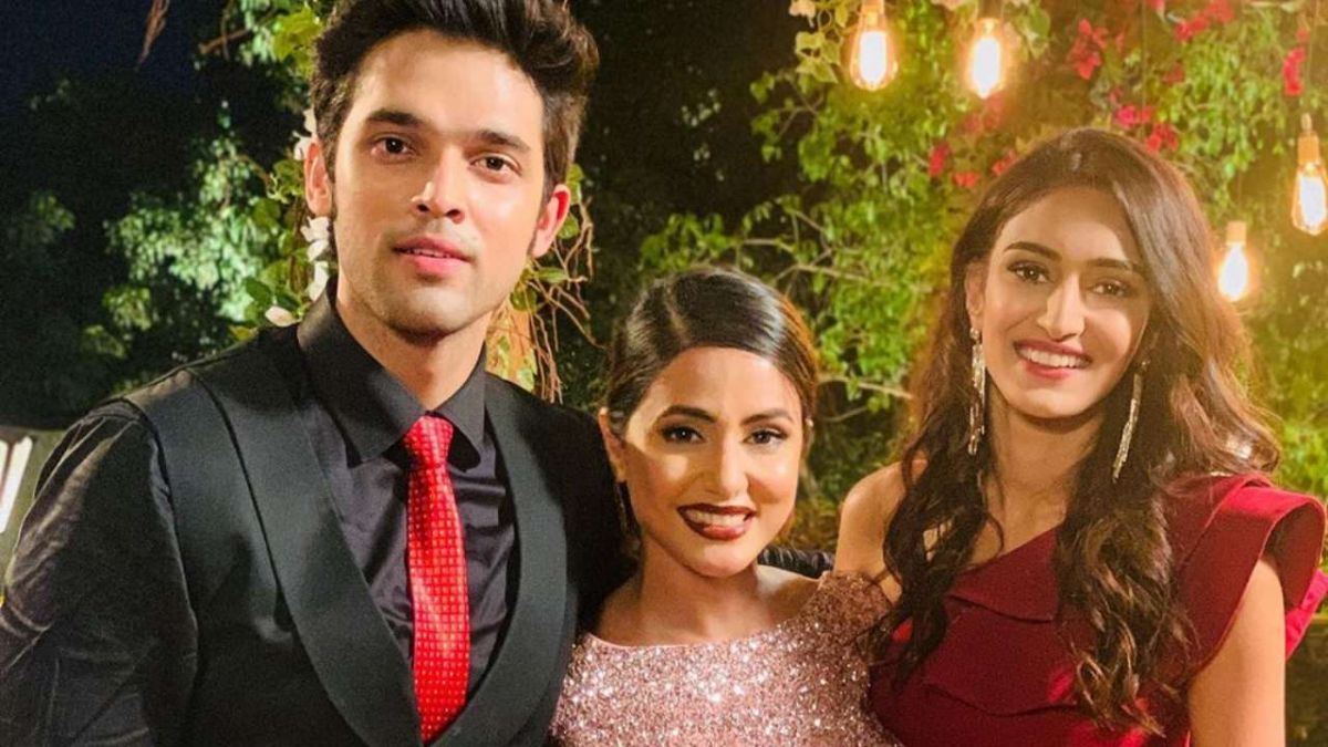 Hina Khan too happy to watch Parth-Erica’s romantic video