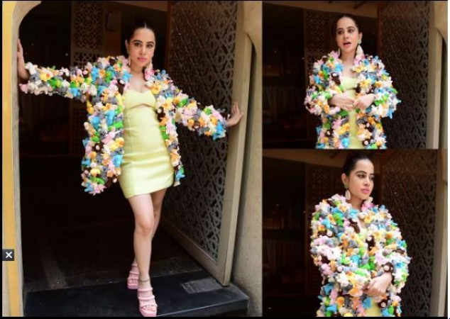 Urfi Javed wears a cute outfit made of plush toys that Neha Dhupia 