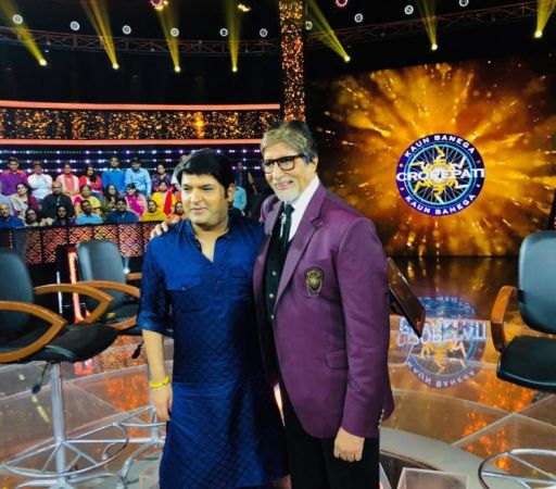 Kapil Sharma shoots for the grand finale of Kaun Banega Crorepati Season 10