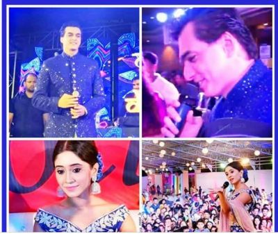 Happy Dussehra 2018:  Pics, Shivangi Joshi and Mohsin Khan spotted dandiya night