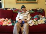 '86-Year-Old' man learns 'knitting' so that he can help 'Hospital'!!