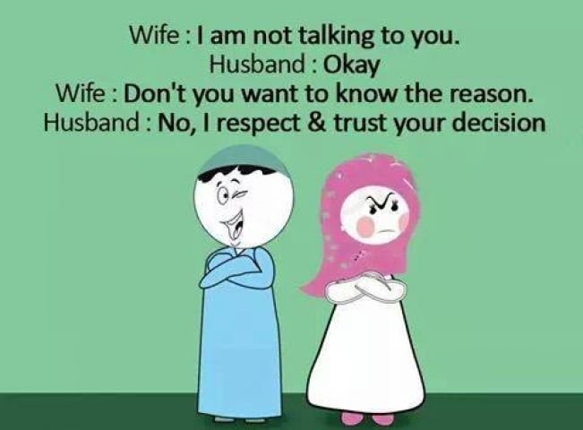 Husband vs wife !