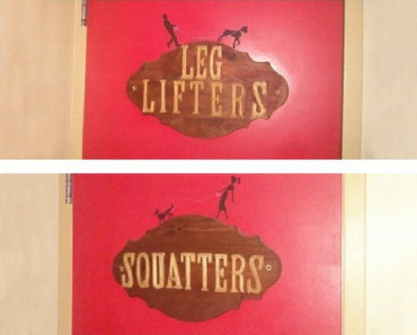 You will think twice after looking these creative toilet signs