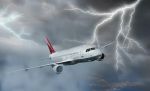 Watch, When Airplane smacked By Lightning!