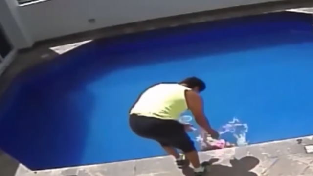Omg! this father drowned his step daughter in a pool !