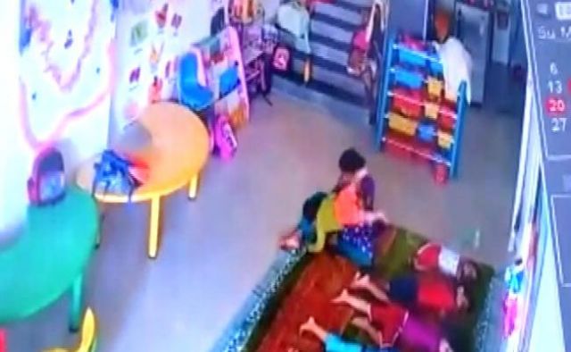 Shocking video of caretaker assaulting 10-month-old innocent girl