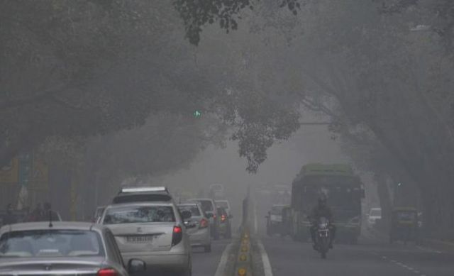 Delhiites today woke up to a foggy condition