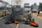 TMC workers blocked the National Highway 2