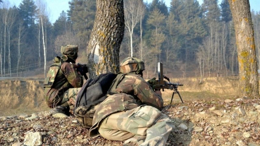 Indian army posts giving befitting reply to Pak troops in J&K