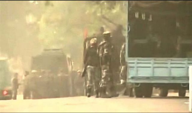 J&K: Militants attacked an army camp in Nagrota, two soldiers injured