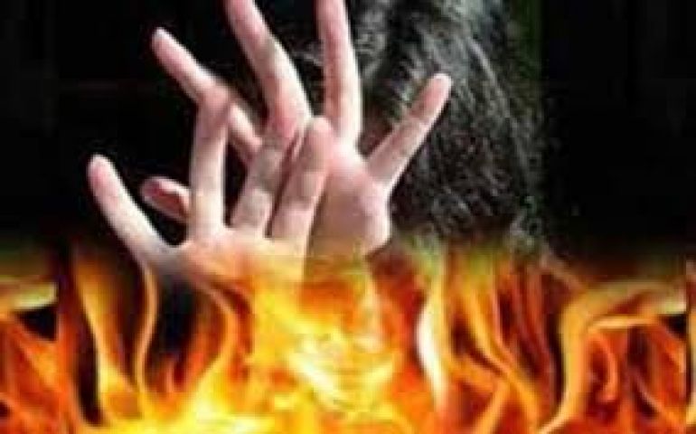 Bihar: Woman brutally burnt alive