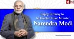 PM Narendra Modi visits Gujarat to celebrate his 66th birthday !