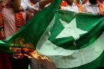 Protestors in Kokrajhar burnt the Pakistani flag !