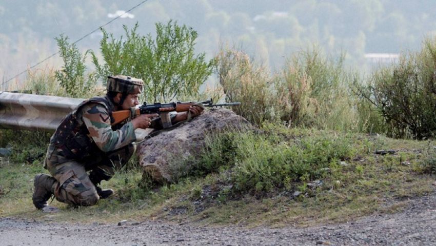 Pakistan army released small-arms fire on Indian posts after Indian Army's surgical strike