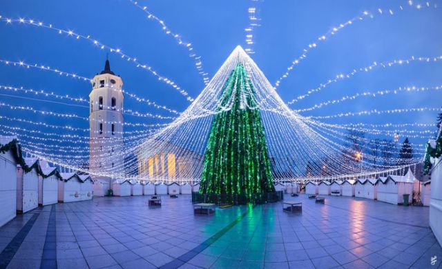 Majestic pictures of 'Christmas Tree' lit with 50,000 light bulbs!!