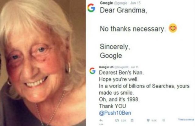 Check out why 'Google' thanked 86-year-old Grand Mother!