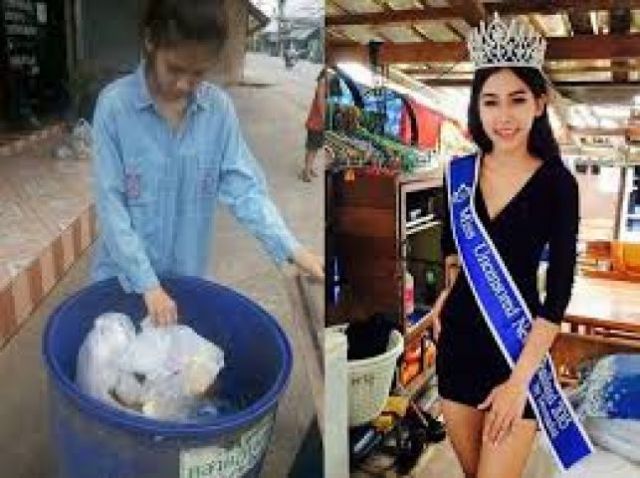 Daughter of 'Garbage Picker' won 'Miss Uncensored News Thailand' Title!!
