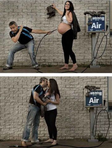 Before and after pictures of pregnancy, which you have never seen !