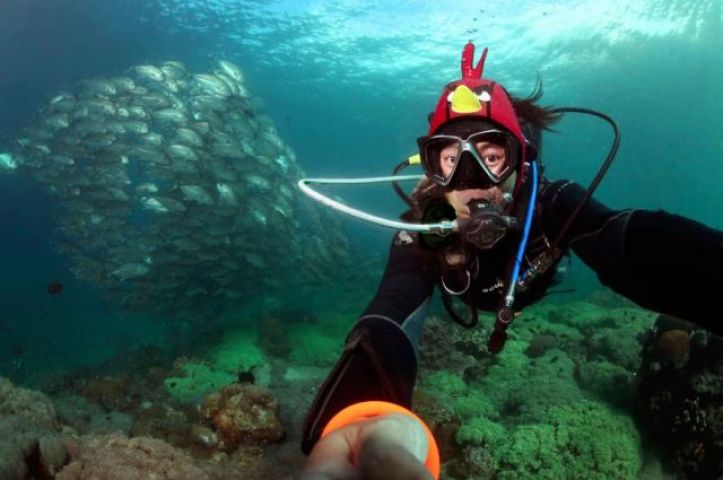 Beautiful 'selfies' taken inside the water will amaze you