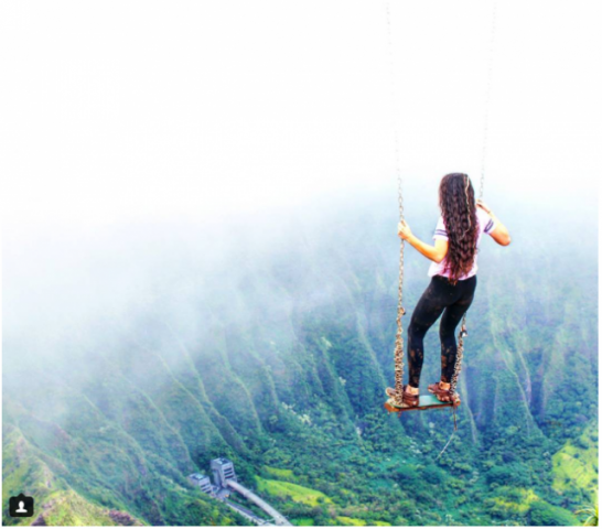 Reach on top! By climbing 3922 stairs of Oahu island !