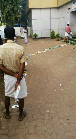 This classic way of waiting in 'bank queue' will save your time