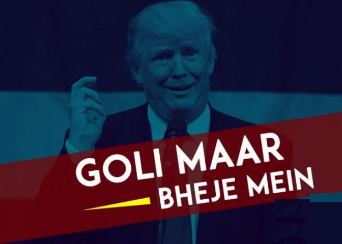 Bollywood song that fits on Donald Trump expression!