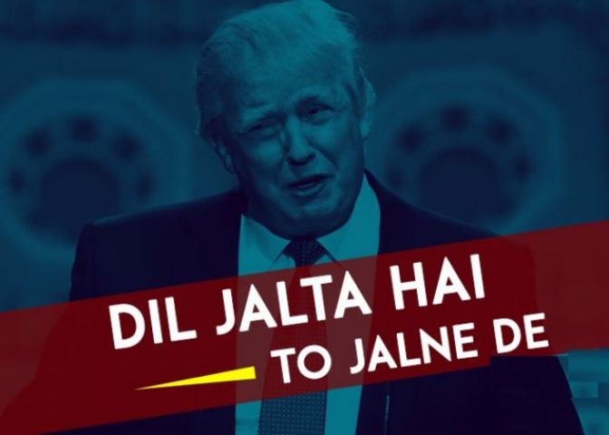 Bollywood song that fits on Donald Trump expression!