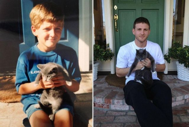 How beautifully these 'Four-legged friend' changes with time !